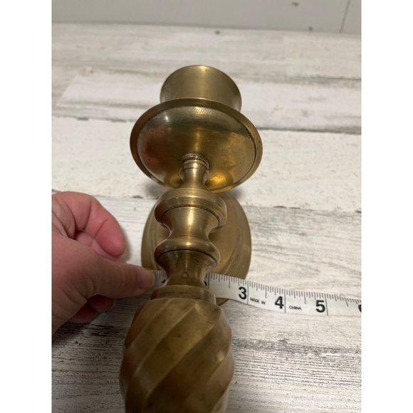 Solid brass wall sconce candlestick made in India - Picture 6 of 6